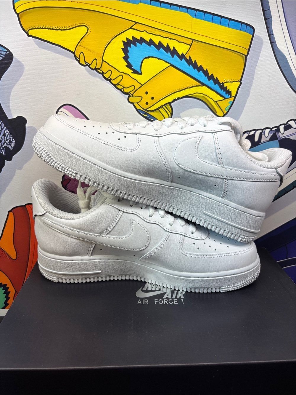 Nike Air Force 1 Low - White Men’s Athletic Shoes - Picture 5 of 8